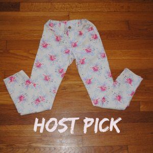 Host Pick! Gap Floral Super Skinny Jeans, Girls Size 8